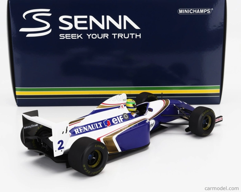 Minichamps Williams F1 Fw16 Team Rothmans Renault N 2 San Marino Gp Dirty Version 1994 Ayrton Senna 1:18 Blue White