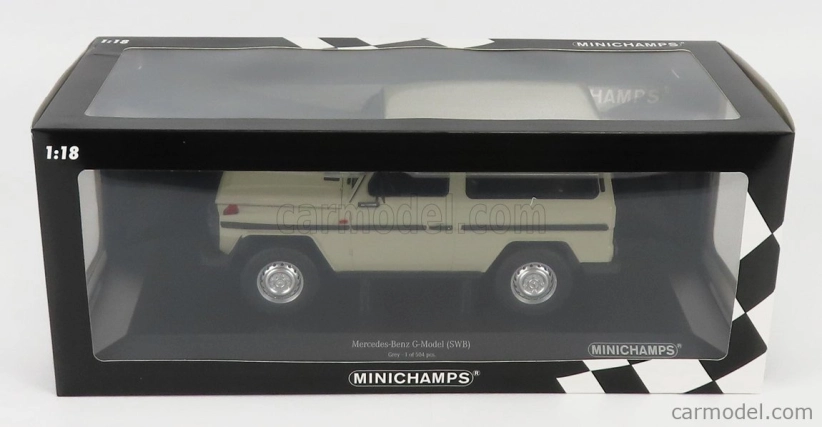 Minichamps Mercedes benz G-class Short (w460) 1980 1:18 Sivá