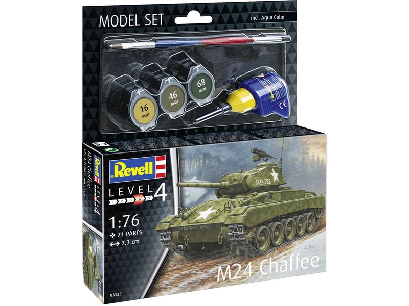 Revell M24 Chaffee (1:76) (súprava)