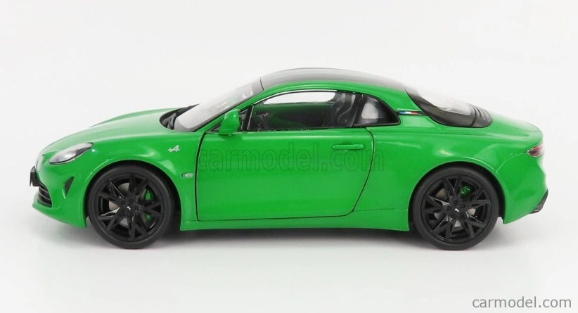 Solido Renault Alpine A110 Pure Coupe 2021 - Black Wheels 1:18 Green Met