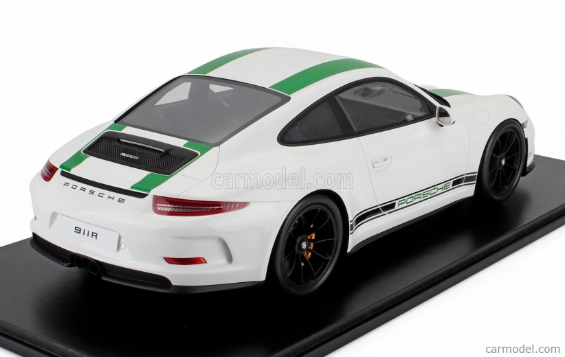 Schuco Porsche 911 991 R Coupe 2016 1:12 bielo-zelená