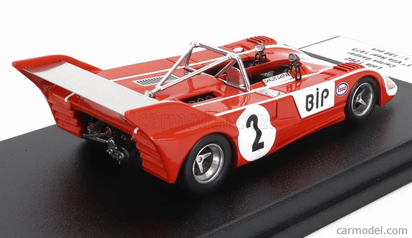 Trofeu Lola T292 Sider N 2 Winner Rally Vila Real 1973 Carlos Santos 1:43 Oranžová Bílá