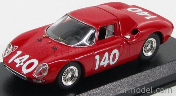 Najlepší model Ferrari 250 Lm N 140 Targa Florio 1965 Toppetti - Grana 1:43 Red