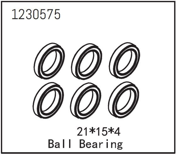 Ball Bearing 21*15*4 (6)
