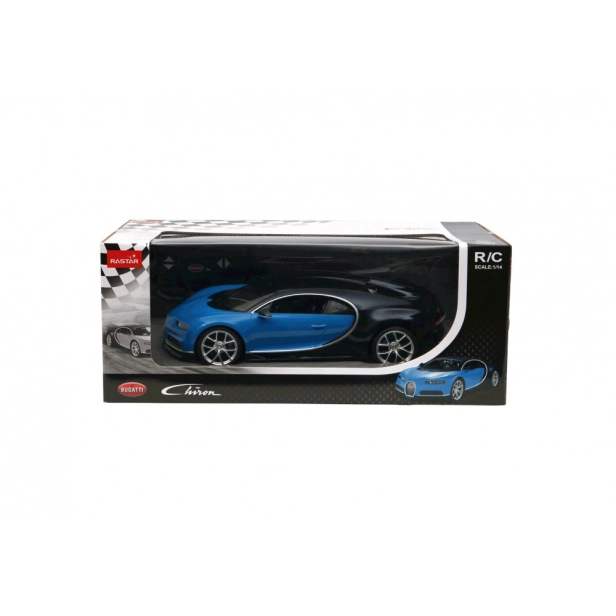 RC auto Bugatti Chiron, modrá