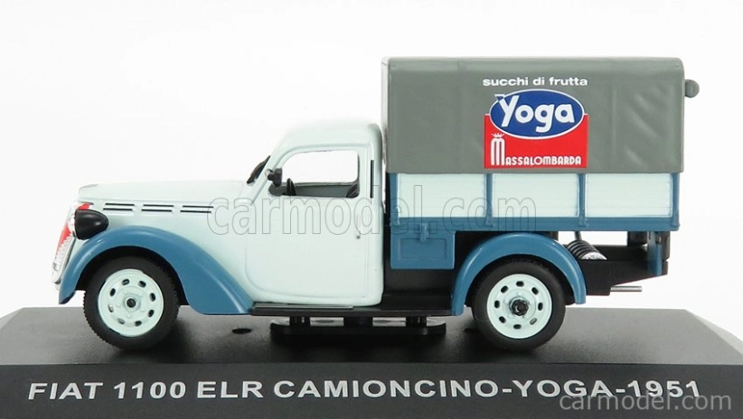 Edicola Fiat 1100 Elr Pick-up Telonato Camioncino Yoga 1951 1:43 2 Tones Blue