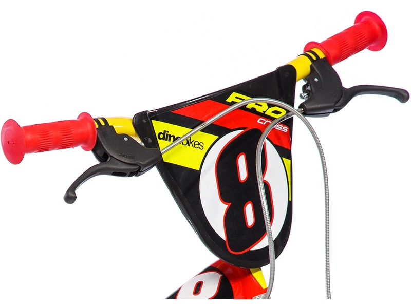 DINO Bikes - Detský bicykel 14" červený