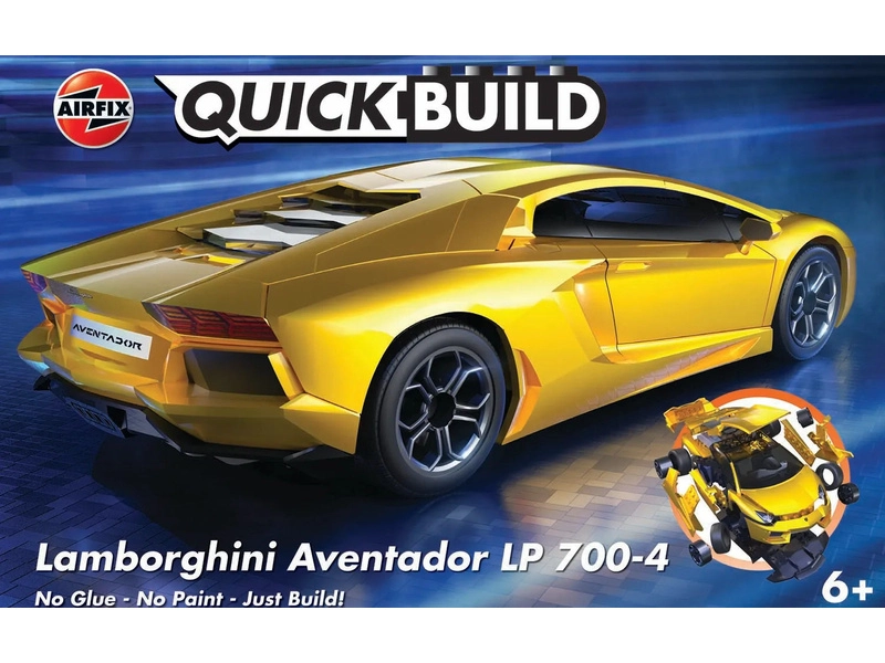 Airfix Quick Build – Lamborghini Aventador žlté