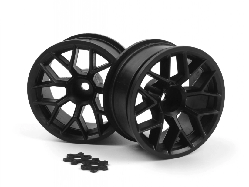 RTR disky 26mm černé (Offset +9mm) 2ks