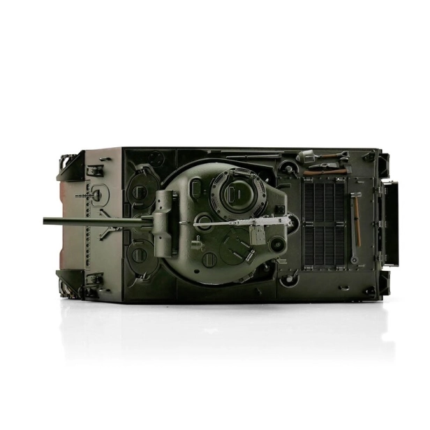 TORRO tank PRO 1/16 RC M4A3 Sherman 75 mm kamufláž zelená – infra IR – servo
