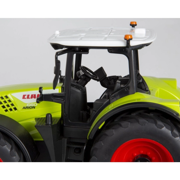 RC traktor Claas Arion 660 s prívesom 1:16