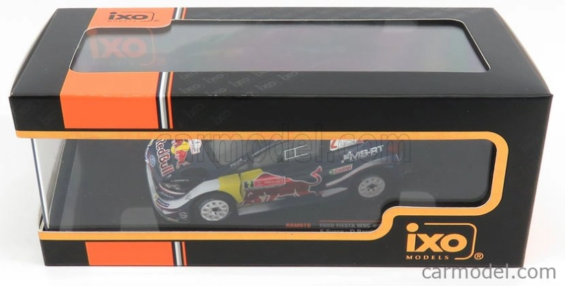 Ixo-models Ford england Fiesta Wrc Red Bull N 2 Rally De Portugal 2018 E.evans - D.barritt 1:43 Modrá červená žltá