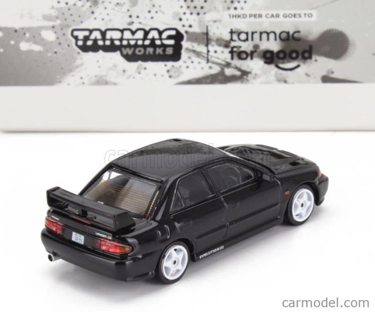 Tarmac Mitsubishi Lancer Evo Iii Gsr 1997 1:64 Black