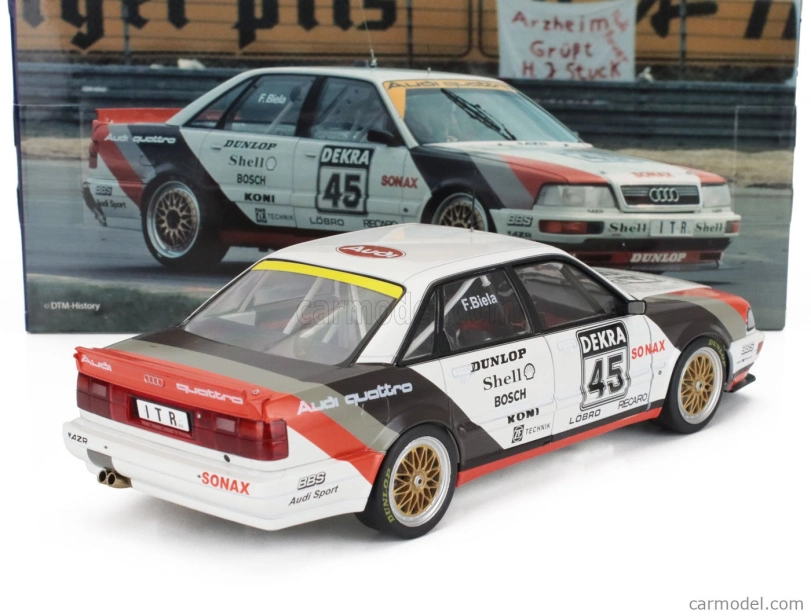 Werk83 Audi V8 Quattro Team Azr N 45 Champion Dtm Sezóna 1991 Frank White 1:18 Biela červená čierna