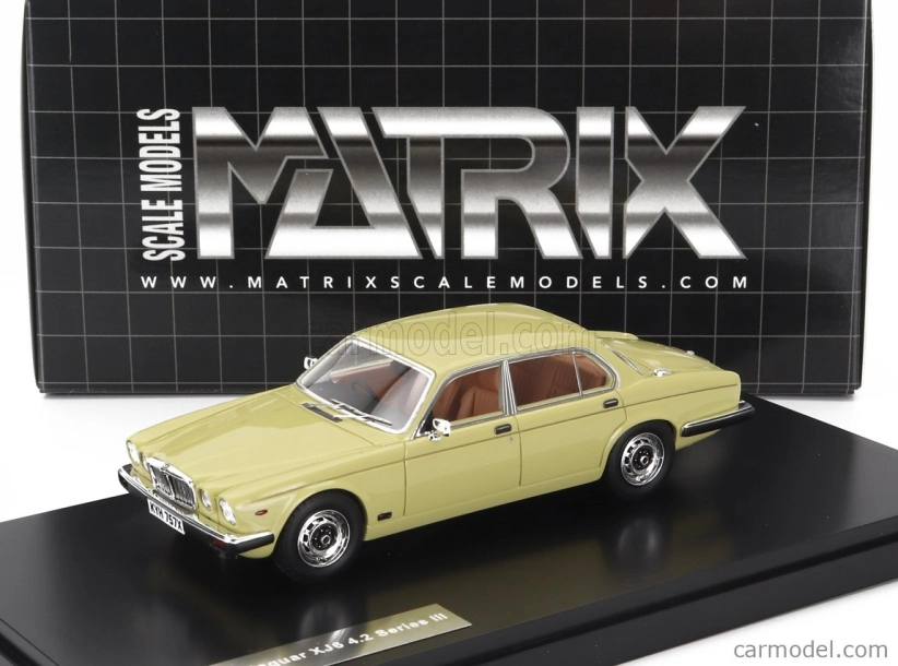 Matrix scale models Jaguar Xj6 Siii 4.2 1979 1:43 Portland Beige