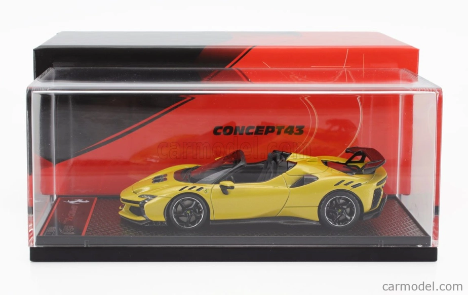 Bbr-models Ferrari Sf90 Xx Stradale Spider 2024 1:43 Giallo Montecarlo - žltá s čiernou