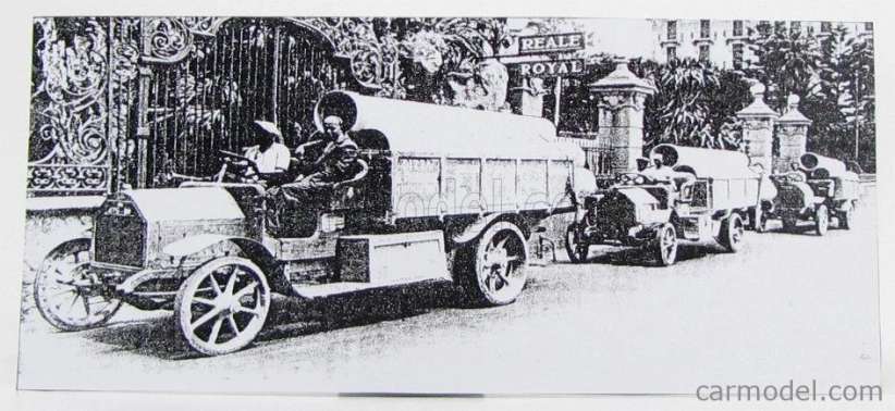 Rio-models Fiat 18 Bl Truck Autocarro Impresa Edile - Eternit 1916 1:43 Zelená