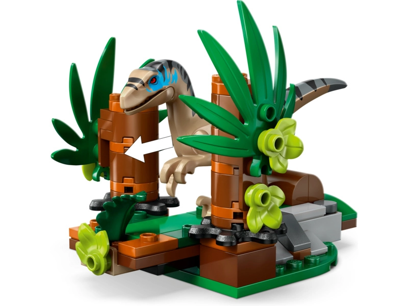 LEGO Jurský svet - Útek pred raptorom v terénnom aute