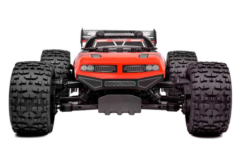 RC auto PUNISHER-4 Monster Truck 4WD 3-4S RTR, červená