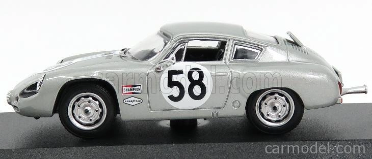 Najlepší model Porsche 356b Carrera Abarth Abarth Gtl N 58 12h Sebring 1963 Cassel - Sesslar 1:43 Grey