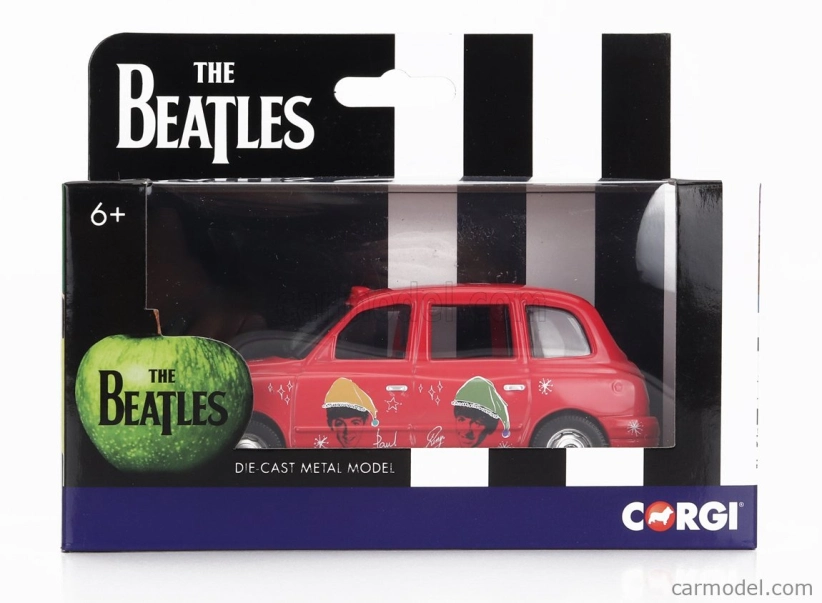 Corgi Austin London Taxi Lti Tx4 2007 - The Beatles - Christmas Taxi 1:36 Tmavě Růžová