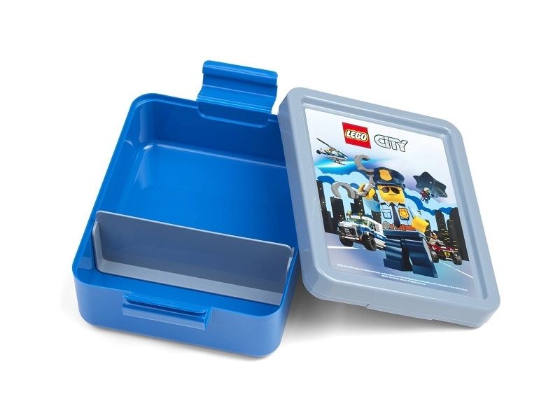LEGO box na desiatu 170x135x69 mm – Iconic modrý