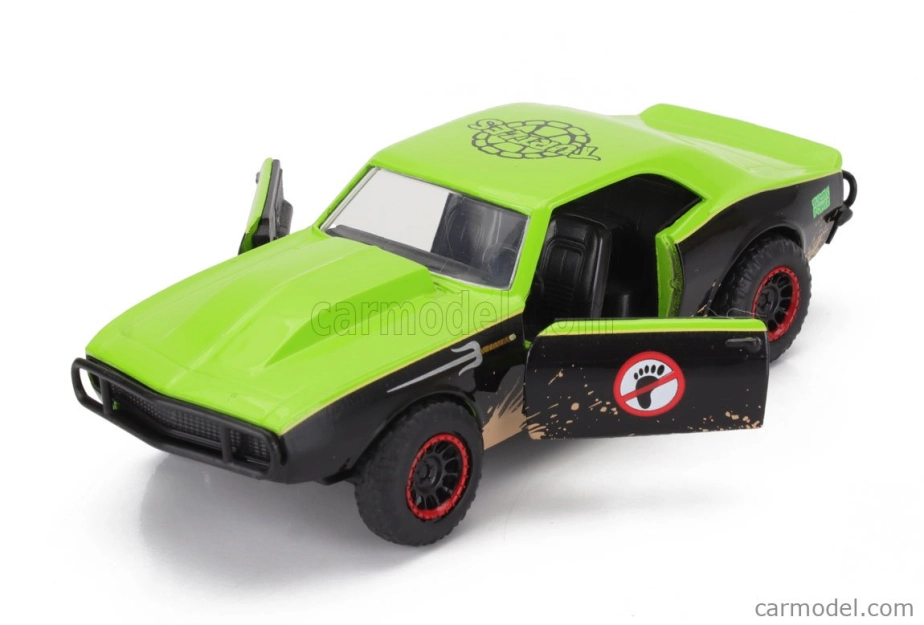 Jada Chevrolet Camaro 1967 - Ninja Turtles - Tartarughe Ninja 1:32 Černá Zelená