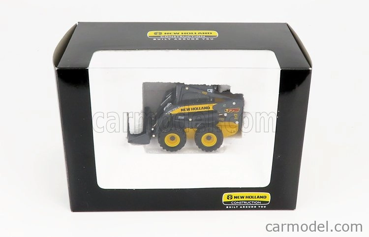 Ros-model New holland L175 Ruspa Gommata - Tractor Scraper 1:32 Žlutá Šedá