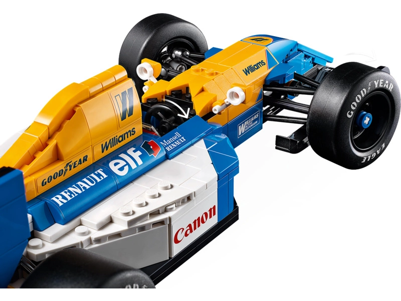 Ikony LEGO - Williams Racing FW14B a Nigel Mansell