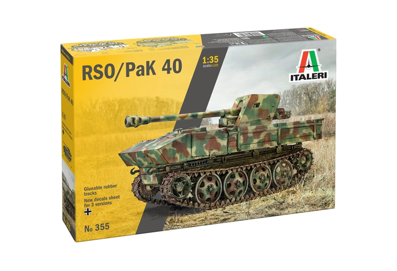Italeri Tank Rso Pak40 Military 1945 1:35 /