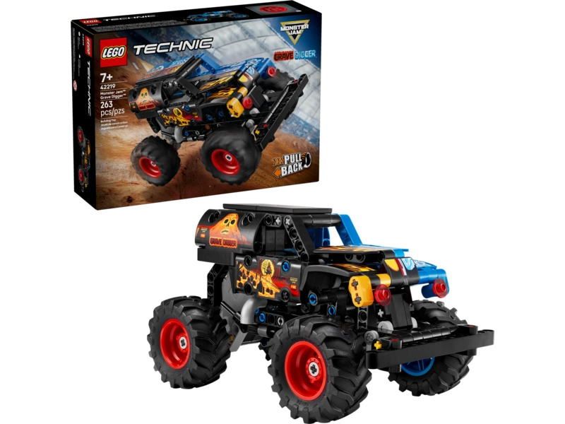LEGO Technic - Monster Jam™ Grave Digger™ Oheň a ľad