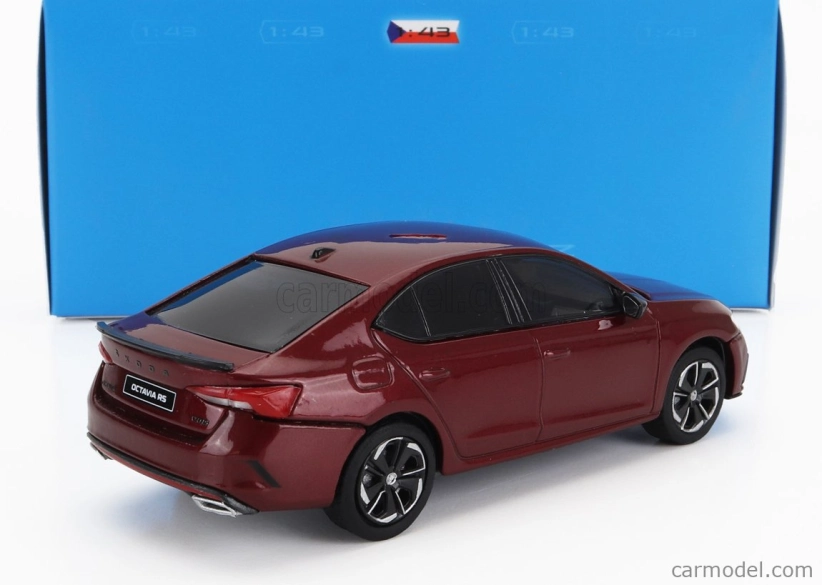 Abrex Škoda Octavia Iv Rs 2020 1:43 červená met.