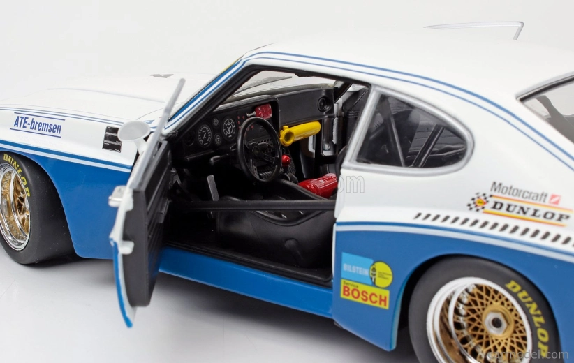 Werk83 Ford england Capri Rs 3100 N 4 Etcc Zandvoort 1974 Jochen Mass - Rolf Stommelen 1:18 Modrá biela