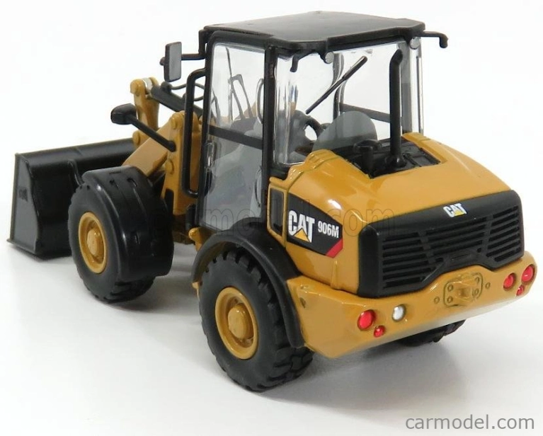 Dm-models Caterpillar Cat906m Ruspa Gommata - Scraper Tractor Wheel Loader 1:50 Žlutá Černá