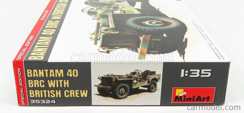 Miniart Jeep Bantam Brc40 British Crew Military 1940 1:35 /
