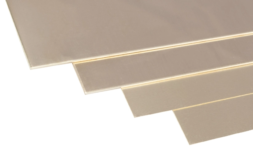 Mosadzný plech 0,2 x 100 x 500 mm