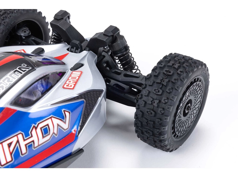 RC auto Arrma Typhon Grom 1:18 4WD Smart RTR, červené