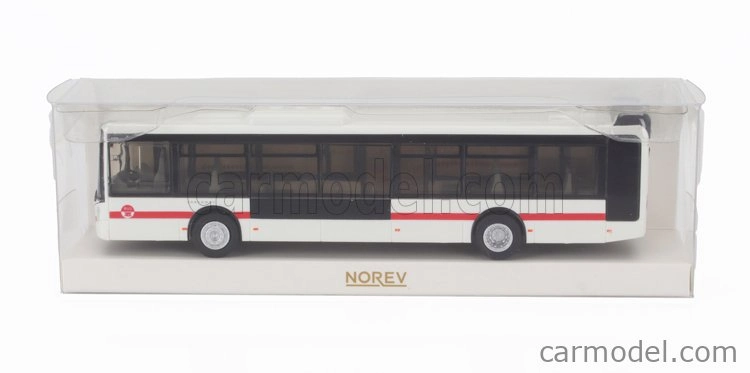 Norev Iveco fiat Urbanway Tcl C13 Bus 2013 1:87 Biela červená