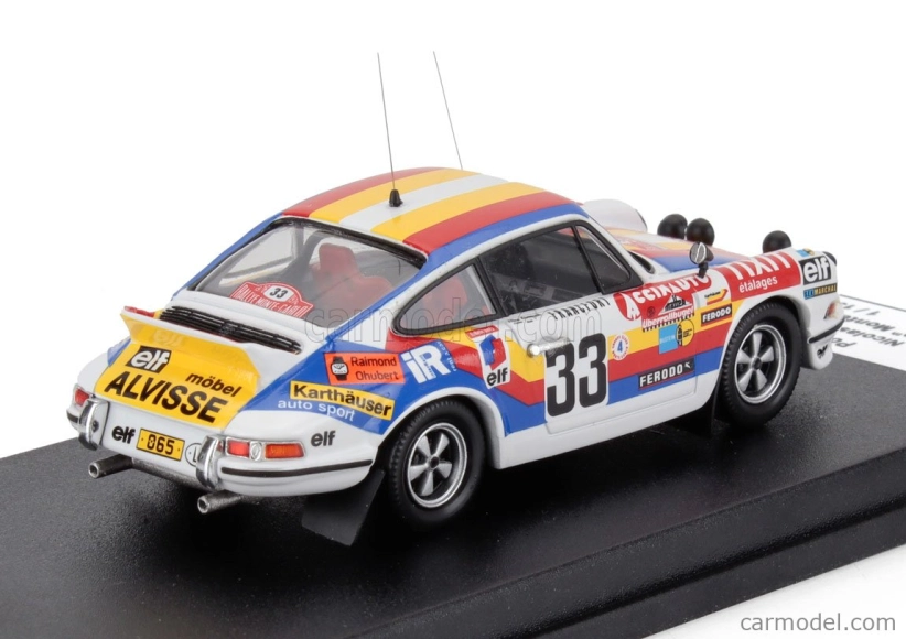 Trofeu Porsche 911 Carrera Rs Coupe (night Version) N 33 Rally Montecarlo 1976 Nicolas Koob - Nico Demuth 1:43 Různé