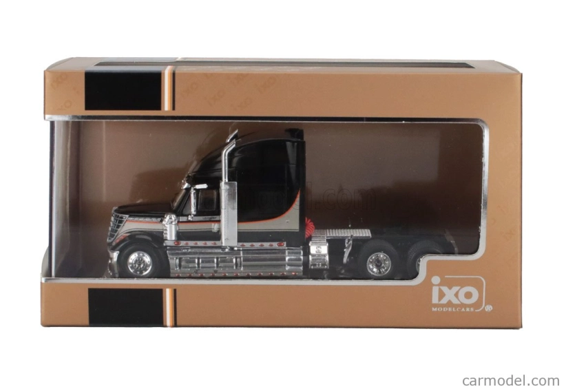 Ixo-models International Lonestar Tractor Truck 3-assi 2010 1:64 Black