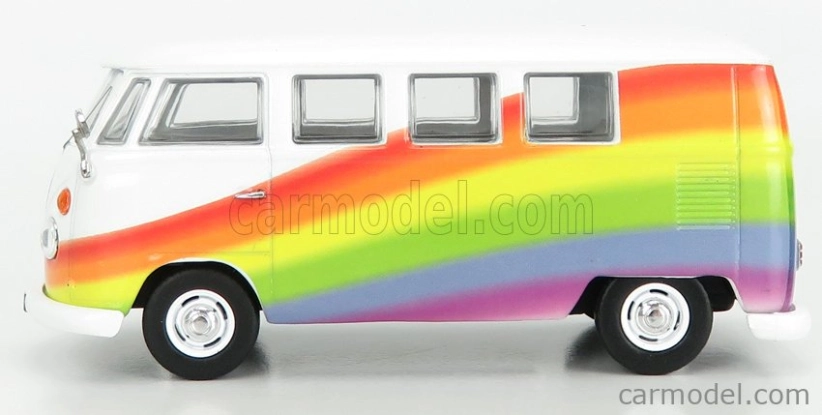 Corgi Volkswagen T1 Minibus Peace & Love Rainbows 1961 1:43 Rôzne