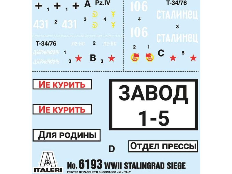 Italeri dioráma obliehania Stalingradu 1942 (1:72)