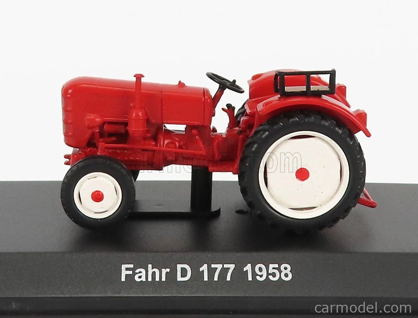 Edicola Fahr D177 Tractor 1958 - Con Vetrina - S vitrínou 1:43 Orange