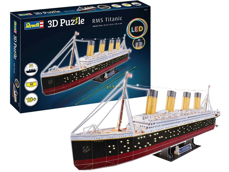Revell 3D Puzzle – RMS Titanic s LED osvetlením