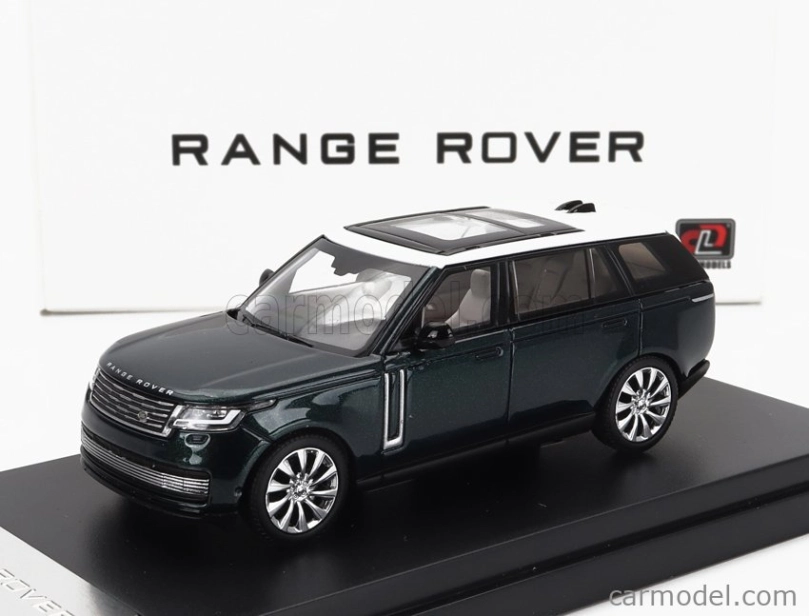 LCD model Land rover Range Rover 2022 1:64 Zelený