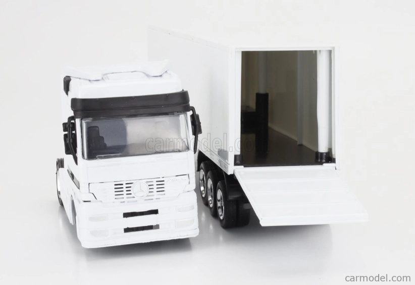 Newray Mercedes benz Actros 1857 Truck Cassonato 1998 1:43 Bílá