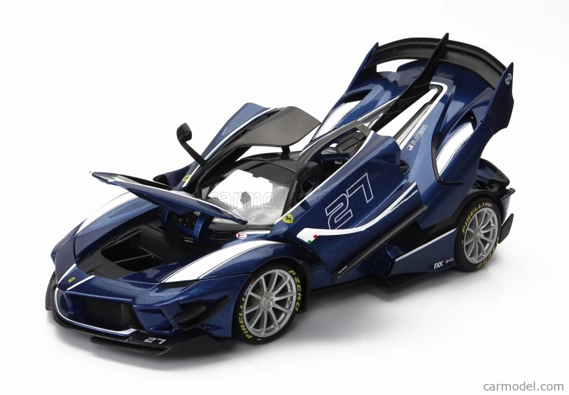 Bburago Ferrari FXX-K EVO 1:18 #27 modrá