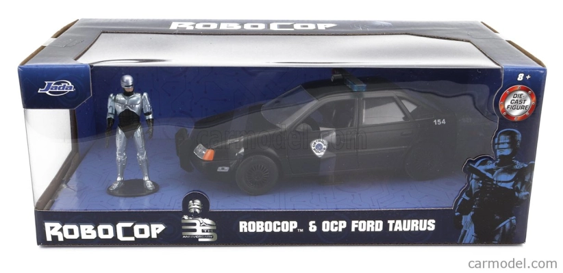 Jada Ford usa Taurus Lx Detroit Police 1986 With Robocop Figure 1:24 Black