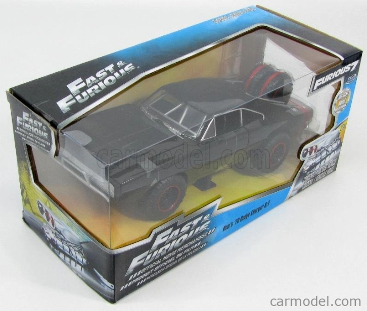 Jada Dodge Dom's Dodge Charger R/t Offroad 1970 - Fast & Furious 7 1:24 Black