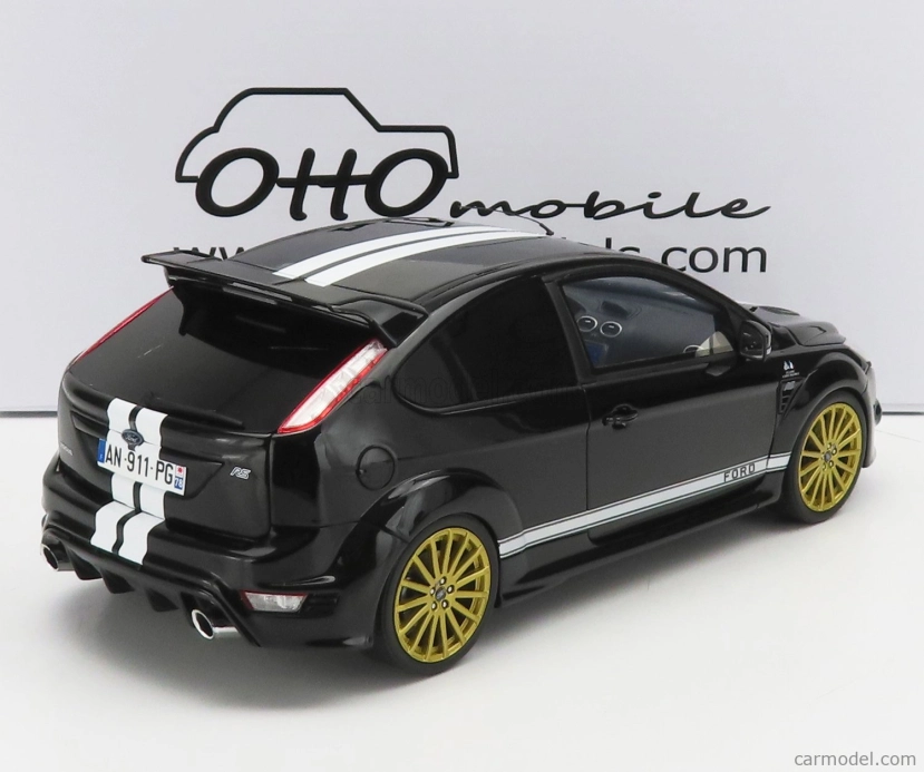 Otto-mobile Ford england Focus Rs Mkii 2010 - 24h Le Mans Tribute 1:18 Černá Bílá